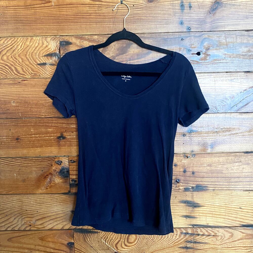 J. Crew Navy Vintage Cotton Tee size small